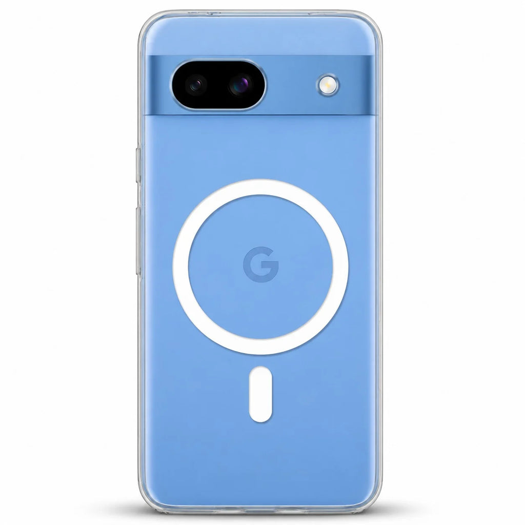 Google Pixel 8A - Anti Yellow MagSafe Clear Case - Crystely