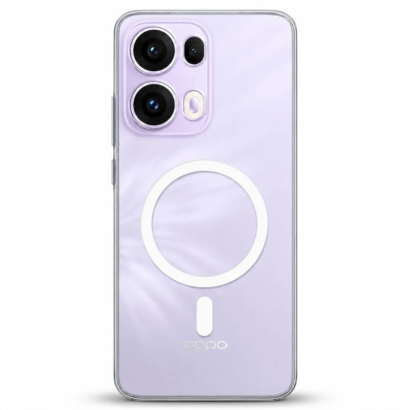 Oppo Reno 13 Pro - Anti Yellow MagSafe Clear Case - Crystely