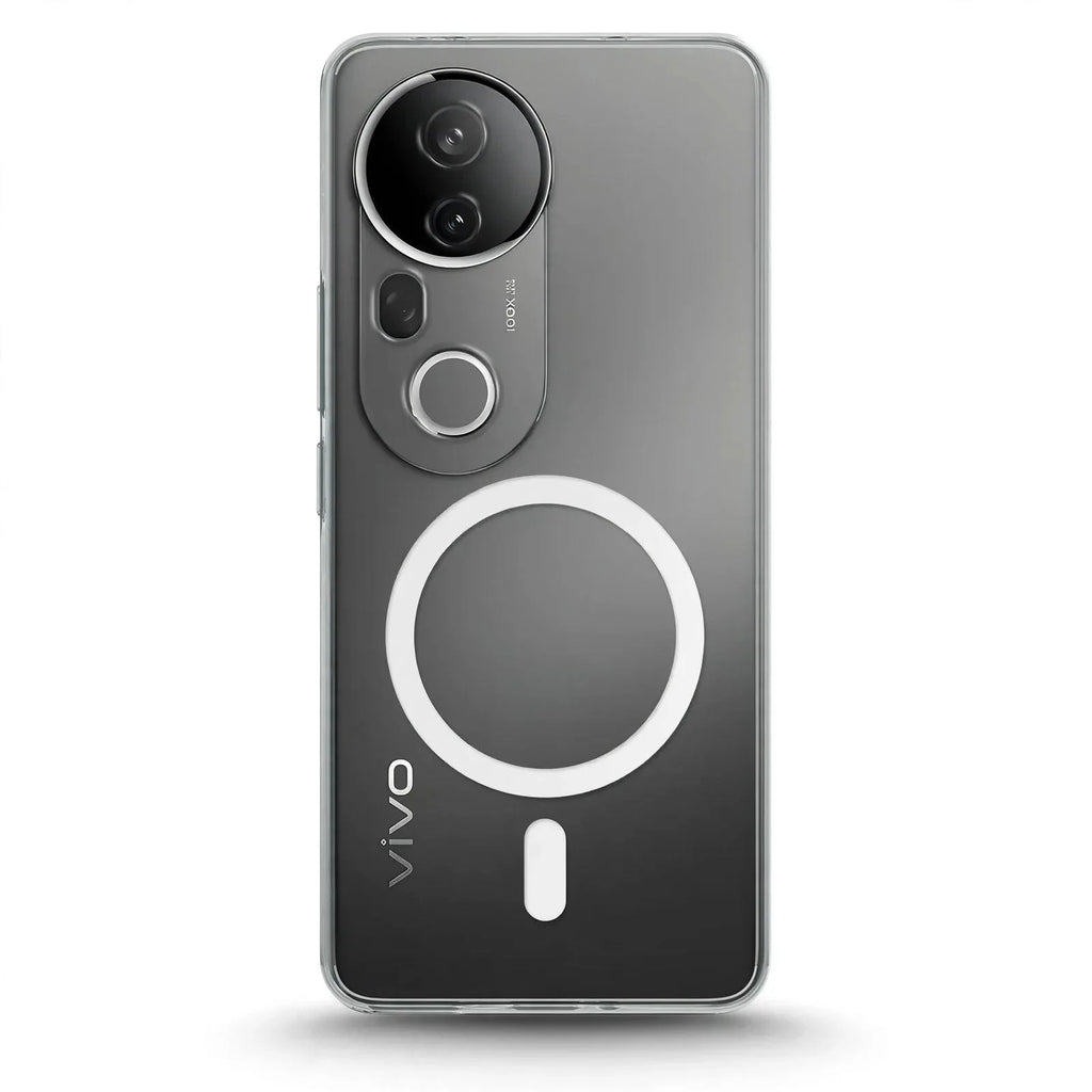 Vivo V50 - Anti Yellow MagSafe Clear Case - Crystely