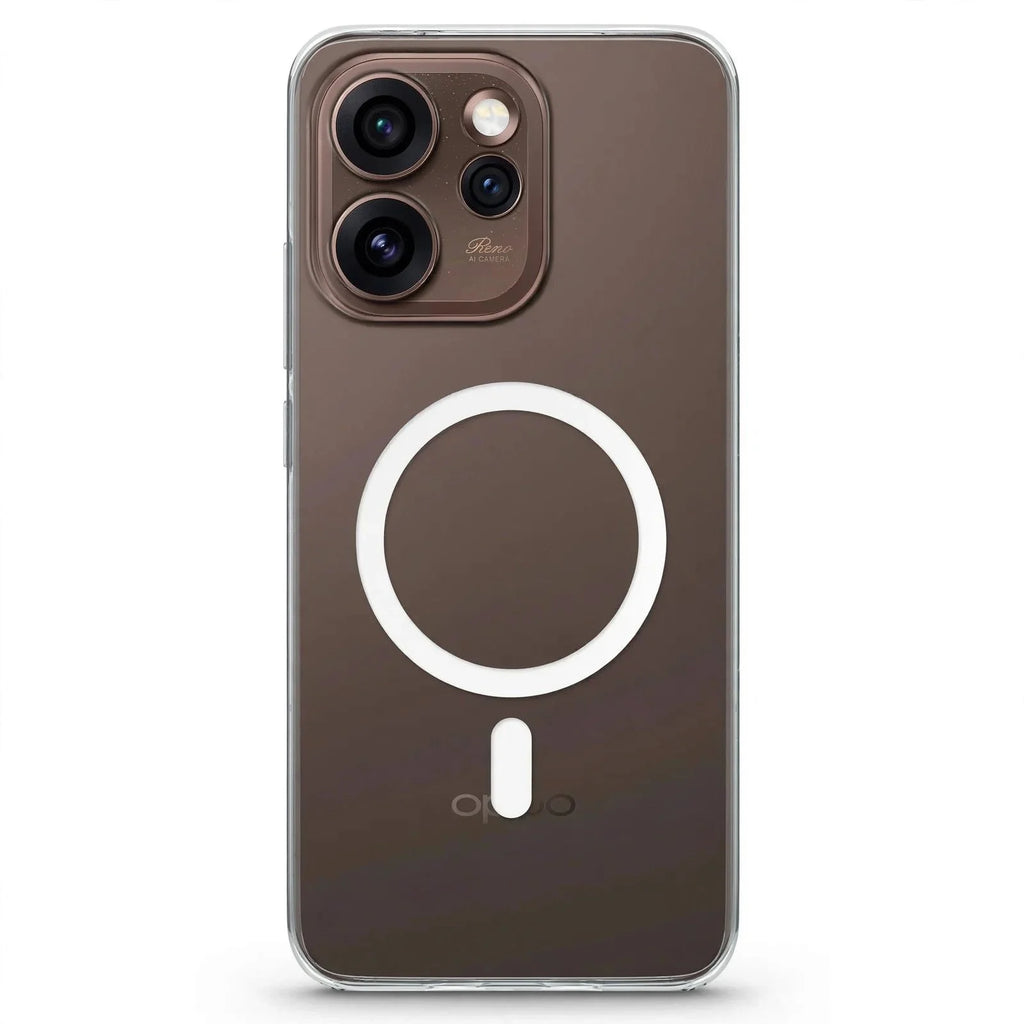 Oppo Reno 15 Pro - Anti Yellow MagSafe Clear Case - Crystely