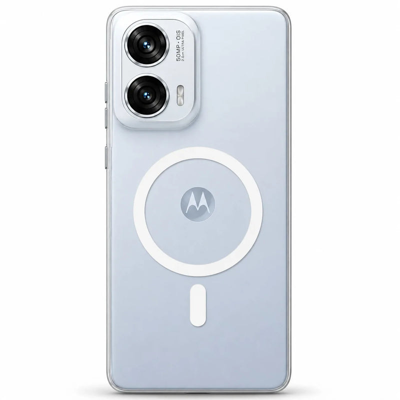 Motorola Edge 50 Fusion - Anti Yellow MagSafe Clear Case - Crystely