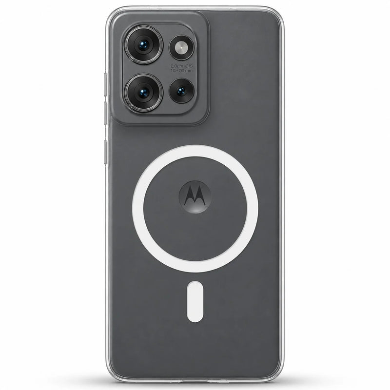 Motorola Edge 50 - Anti Yellow MagSafe Clear Case - Crystely