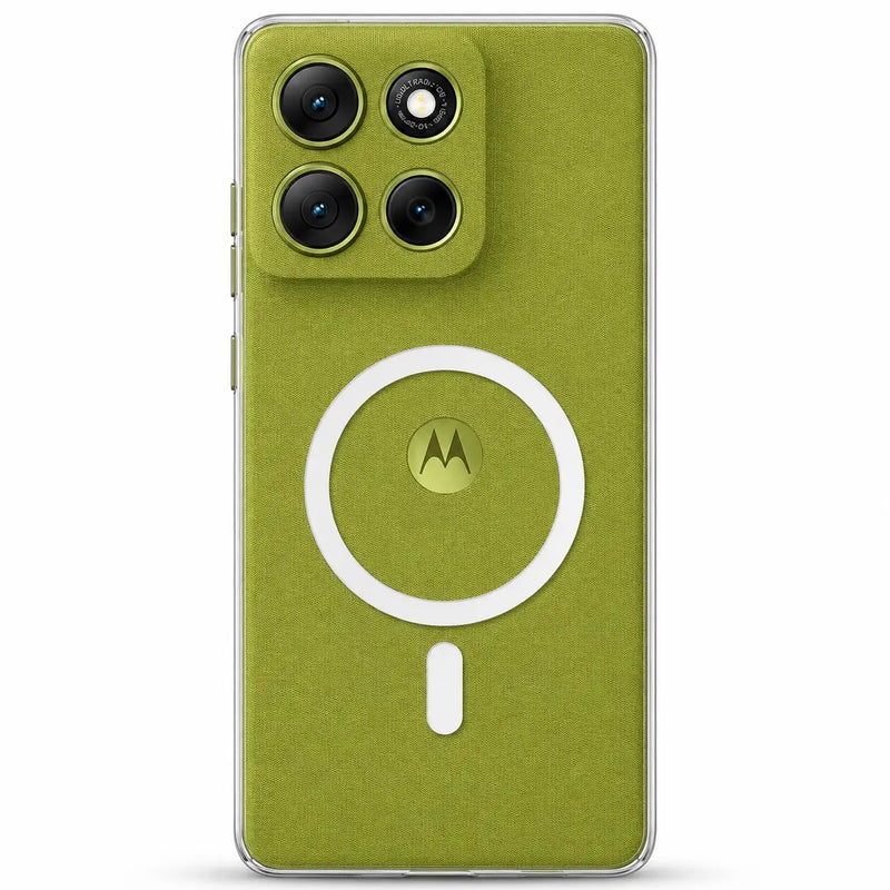 Motorola G86 Power - Anti Yellow MagSafe Clear Case - Crystely