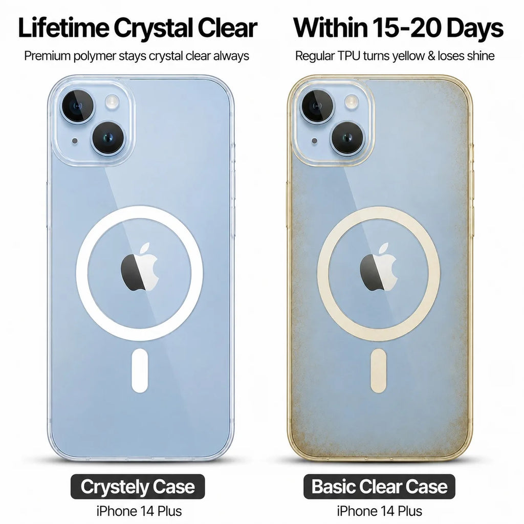iPhone 14 Plus - Anti Yellow MagSafe Clear Case
