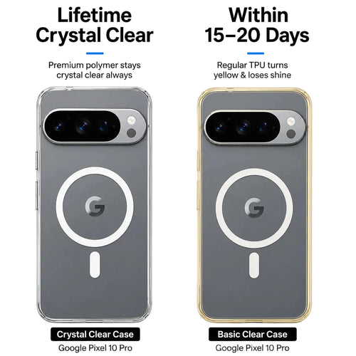 Google Pixel 10 Pro - Anti Yellow MagSafe Clear Case