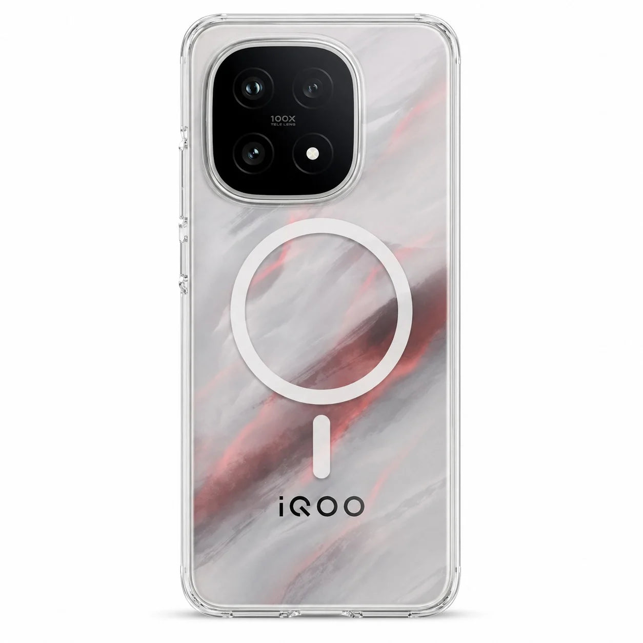 iQOO 15 - Anti Yellow MagSafe Clear Case