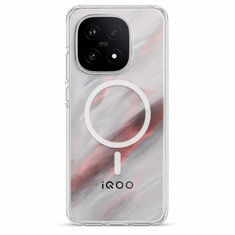 iQOO 15 - Anti Yellow MagSafe Clear Case