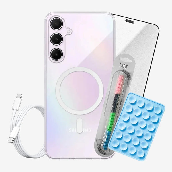 Samsung Galaxy A55 - Anti Yellow MagSafe Clear Case