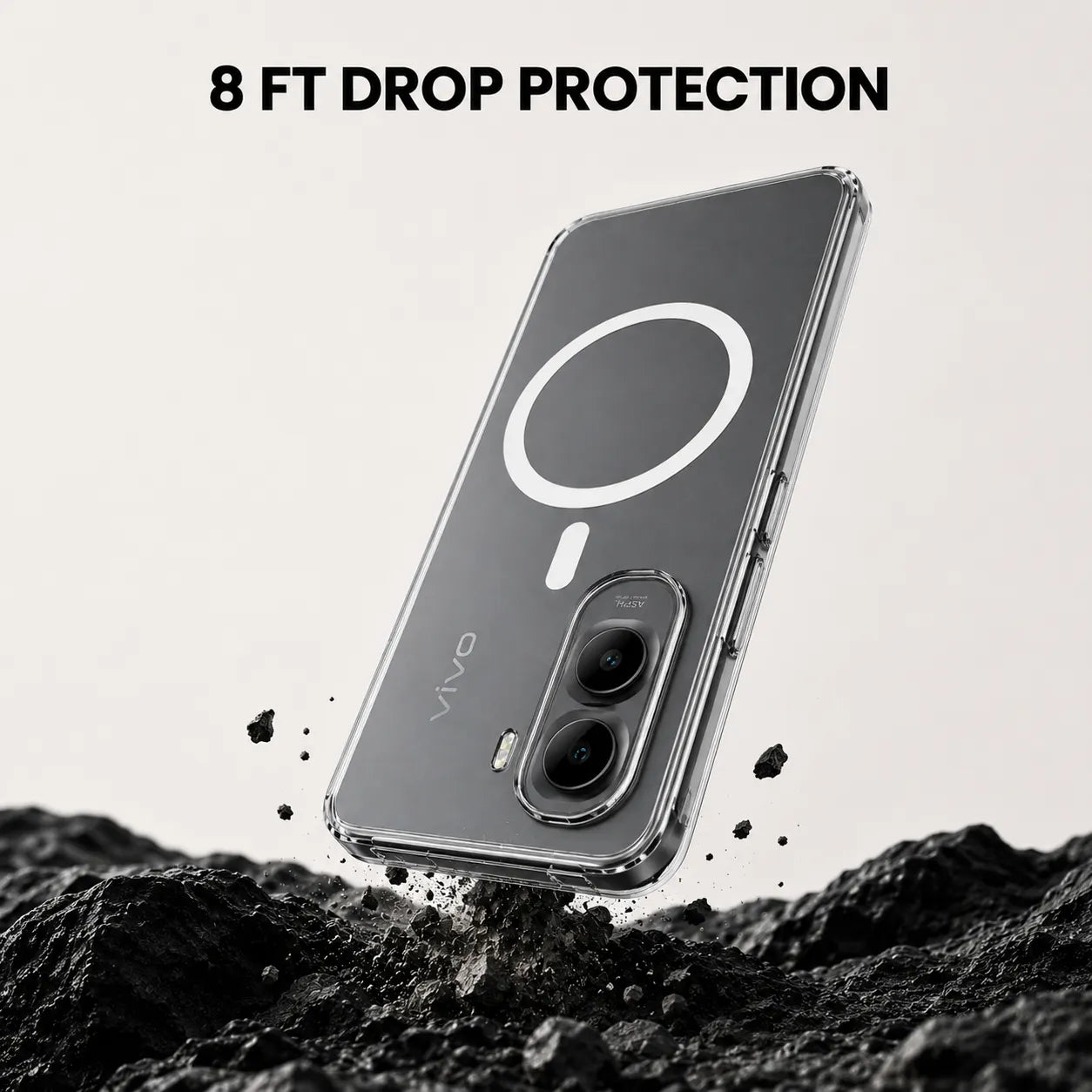 Vivo T5 Pro - Anti Yellow MagSafe Clear Case