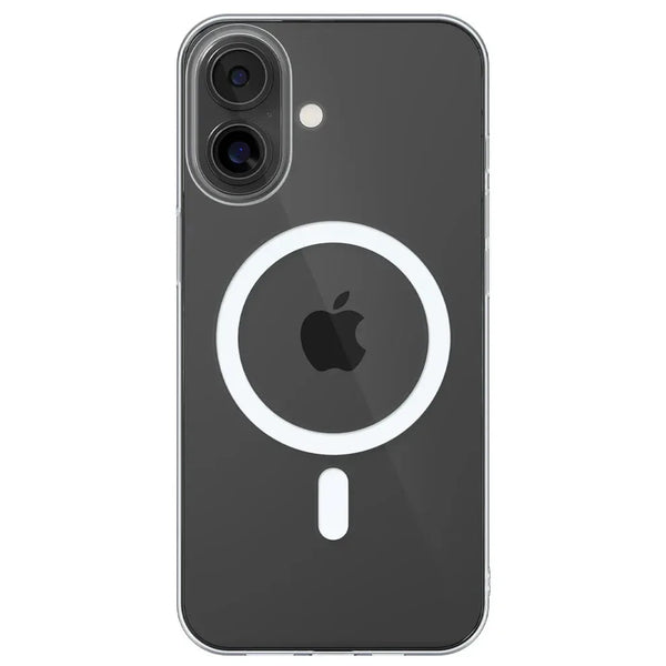 Crystal clear Anti Yellow iPhone 17 case with MagSafe support