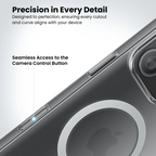 iPhone 15 Pro Anti Yellow Clear MagSafe Case camera control button