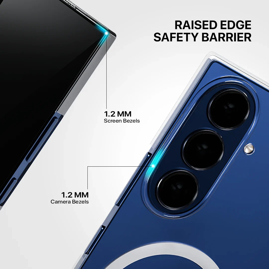 Samsung phone covers Fold 6 anti yellow clear case