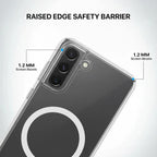 CasesAccessories Samsung S25 Edge cover crystal clear magnetic case