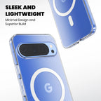 Clear Anti-Yellow MagSafe Case for Google Pixel 9 Pro sleek and lightweight