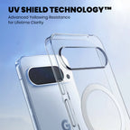 Clear Anti-Yellow MagSafe Case for Google Pixel 9 Pro uv shield technology