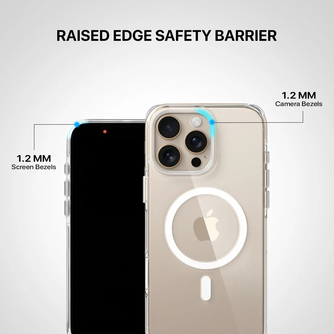 MagSafe compatible iPhone 15 Pro transparent cover
