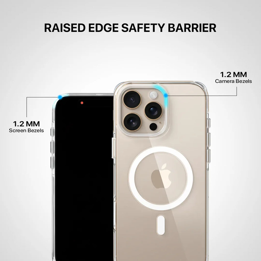 MagSafe compatible iPhone 15 Pro transparent cover