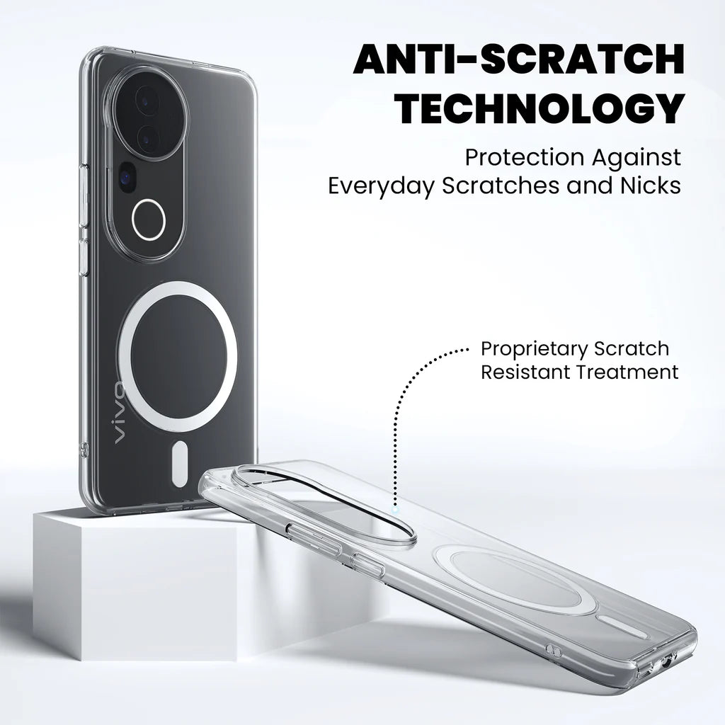 Anti-scratch technology – proprietary scratch resistant clear case for Vivo V40e 5G