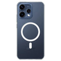 Crystely Anti-Yellow MagSafe Clear Case for OPPO Reno 15 5G — Crystal Clear Back View