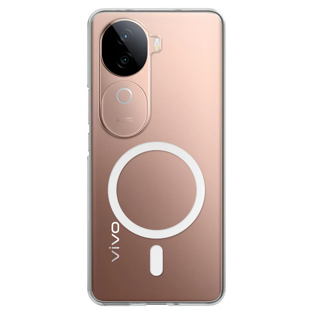 Crystely crystal clear anti-yellow MagSafe case on Vivo V40e 5G
