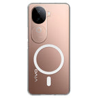 Crystely crystal clear anti-yellow MagSafe case on Vivo V40e 5G