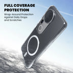 Full coverage drop protection – clear MagSafe case for Vivo V40e 5G
