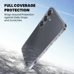 Full coverage wrap-around drop and scratch protection transparent case Samsung Galaxy S26
