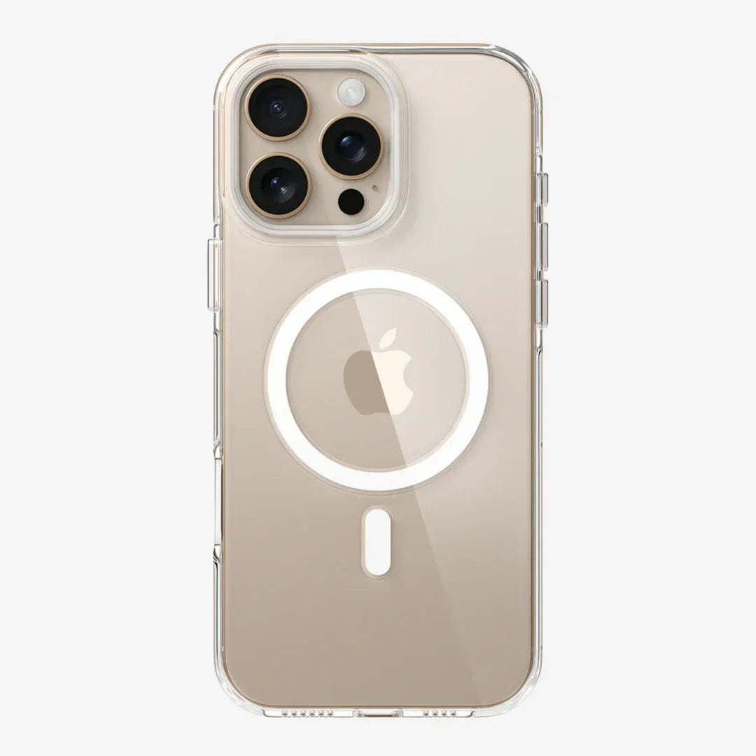 Crystely iPhone 16 Pro anti yellow MagSafe clear case