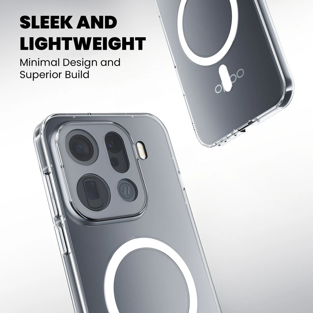 Anti-Yellow MagSafe Clear Case for Oppo F31 5G
