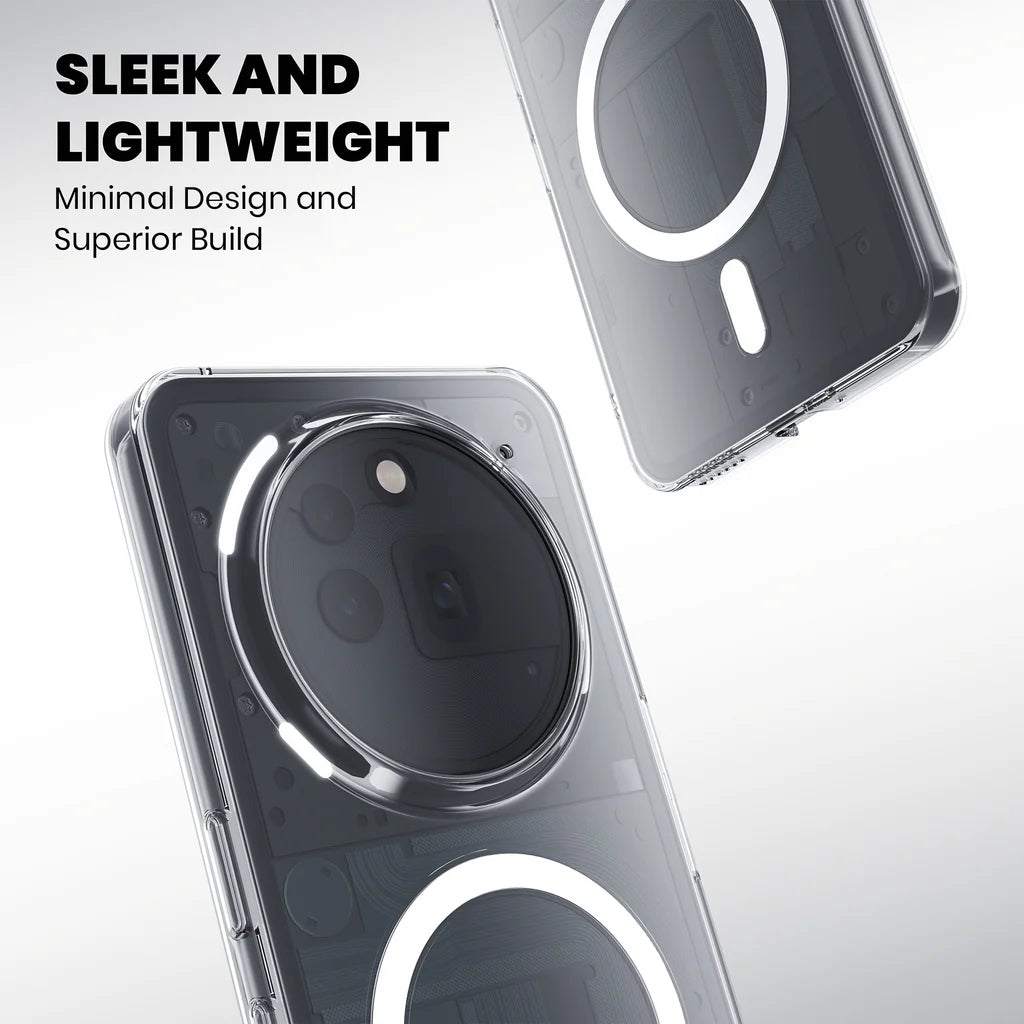 Slim and lightweight transparent case for Nothing 3a Pro by Crystely