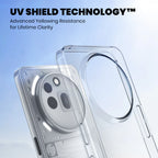 Nothing Phone 3a Pro clear case with raised edge protection for periscope camera