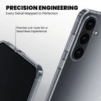 Precision engineered cutouts buttons ports clear case Samsung Galaxy S26
