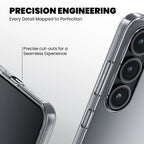 Precision-engineered cutouts on Crystely clear case for Samsung Galaxy S24 FE