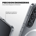 Precision engineered cutouts seamless port access clear case Samsung Galaxy S25 Plus
