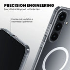 Precision engineered cutouts seamless port access clear case Samsung Galaxy S26 Plus