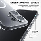 Raised edge protection – 1.2mm screen lip and 1.1mm camera guard on Vivo V60 case