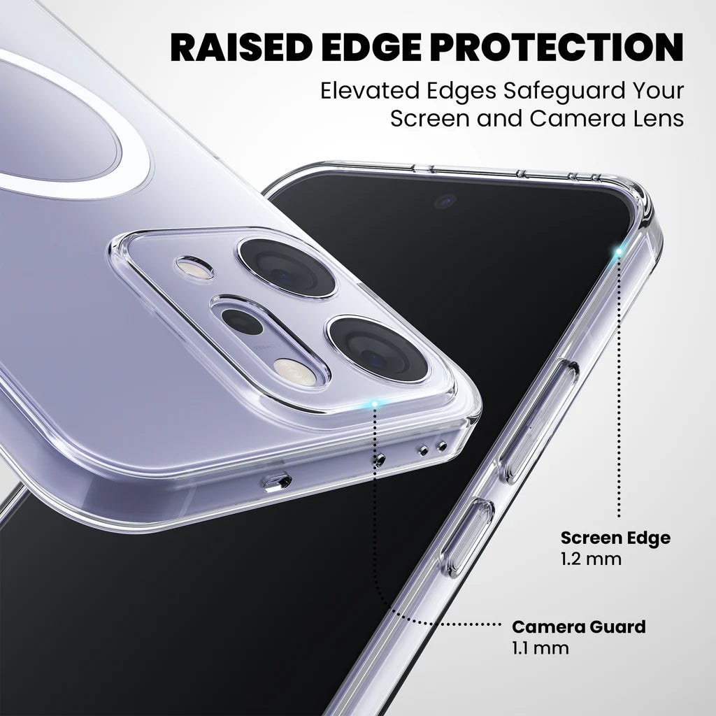 Anti-Yellow MagSafe Clear Case for Oppo Reno 13 5G