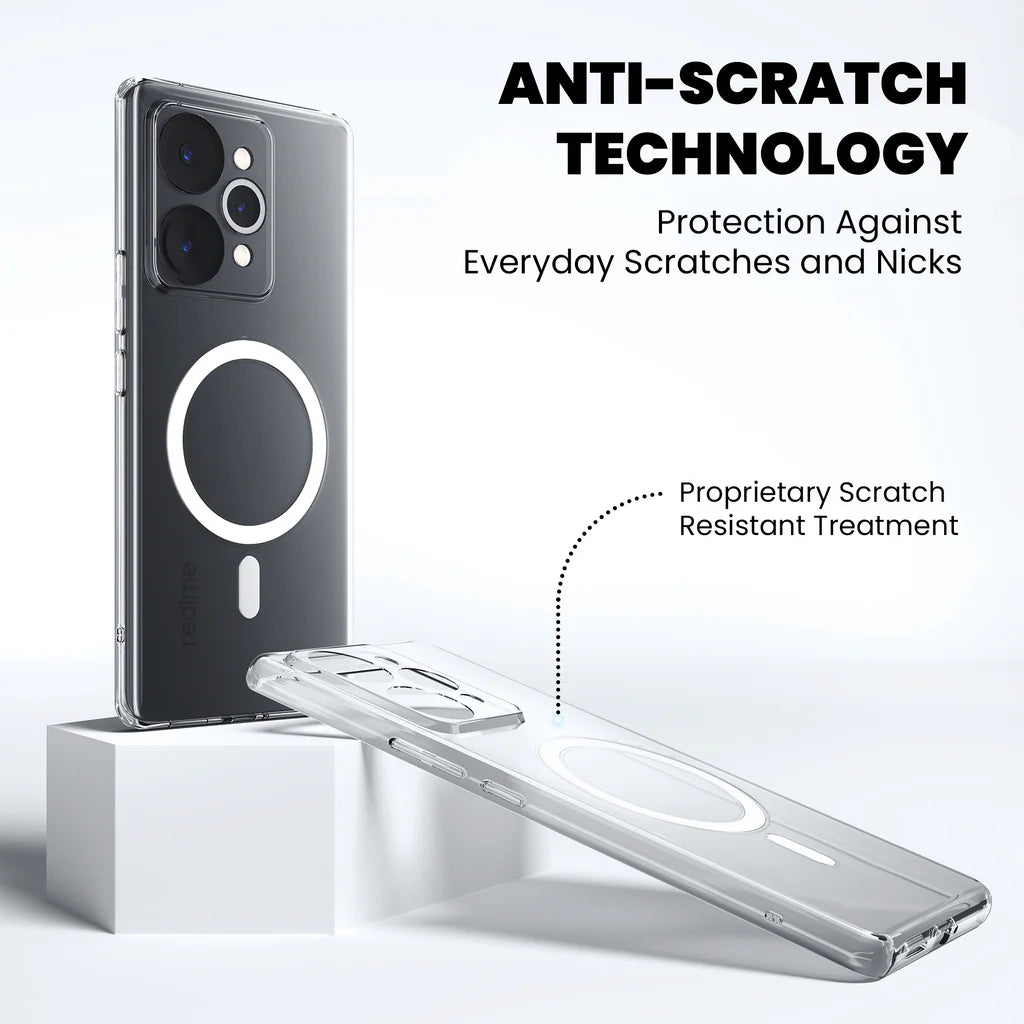 Anti-Yellow MagSafe Clear Case for Realme 15T 5G
