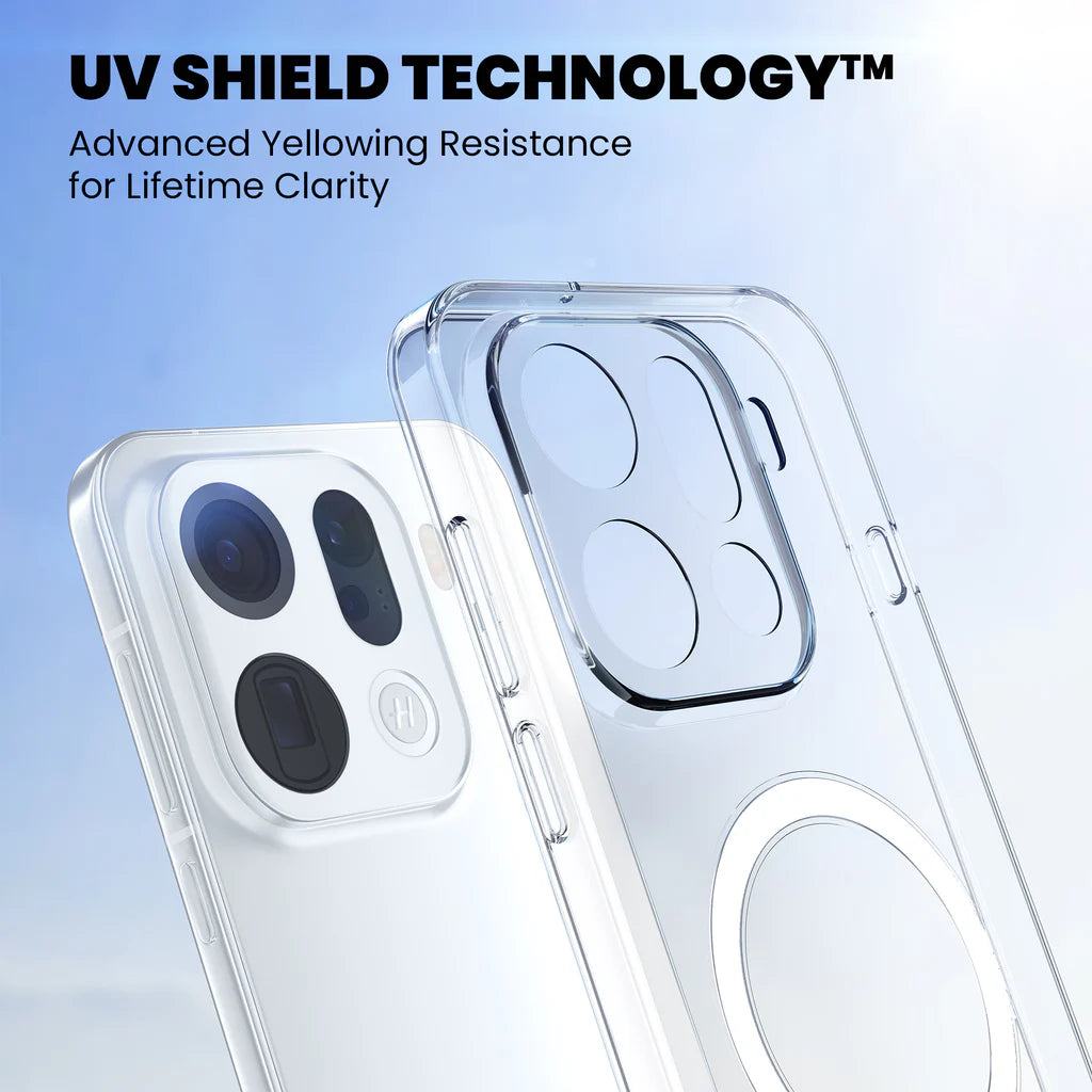 Anti-Yellow MagSafe Clear Case for Oppo F31 5G