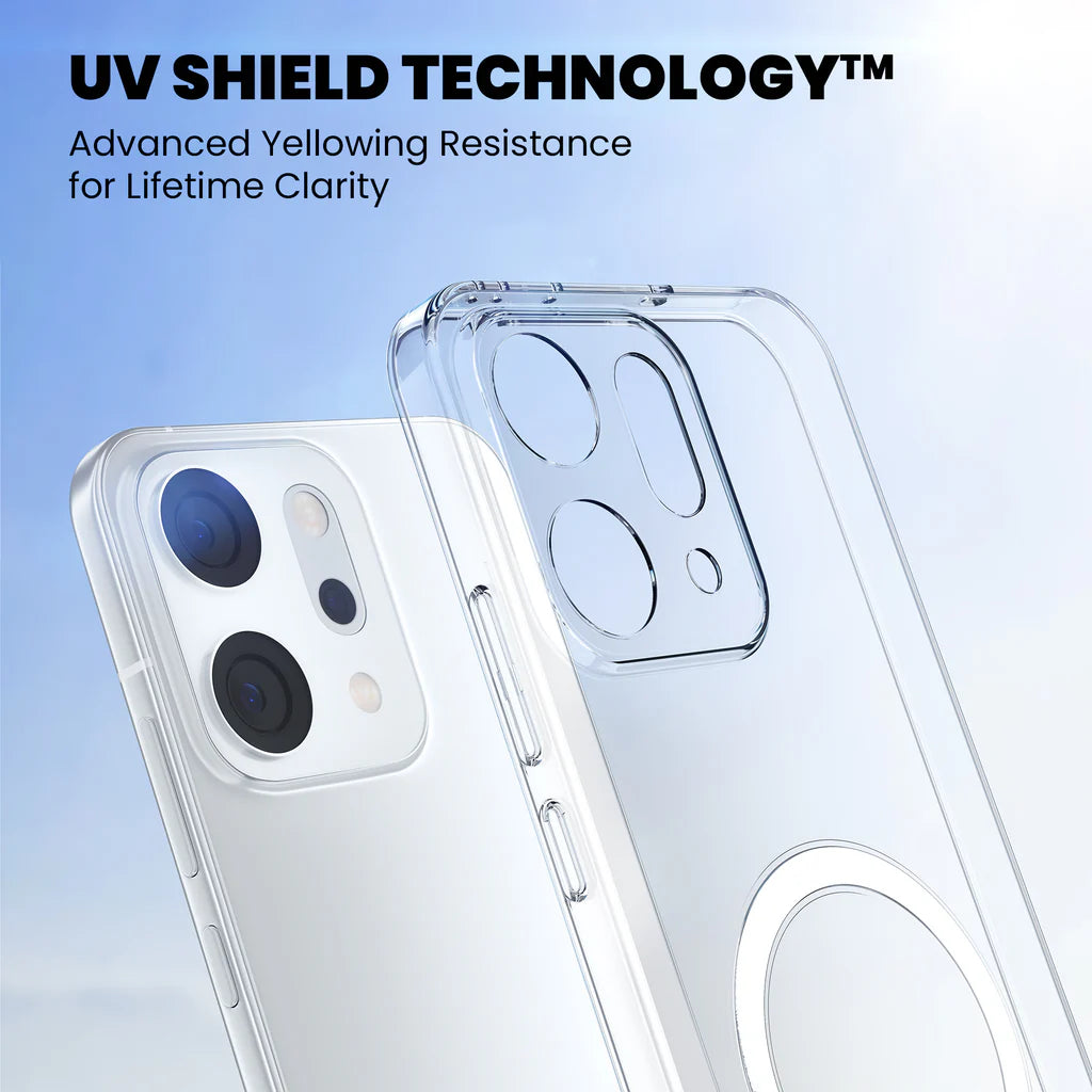 Anti-Yellow MagSafe Clear Case for Oppo Reno 13 5G