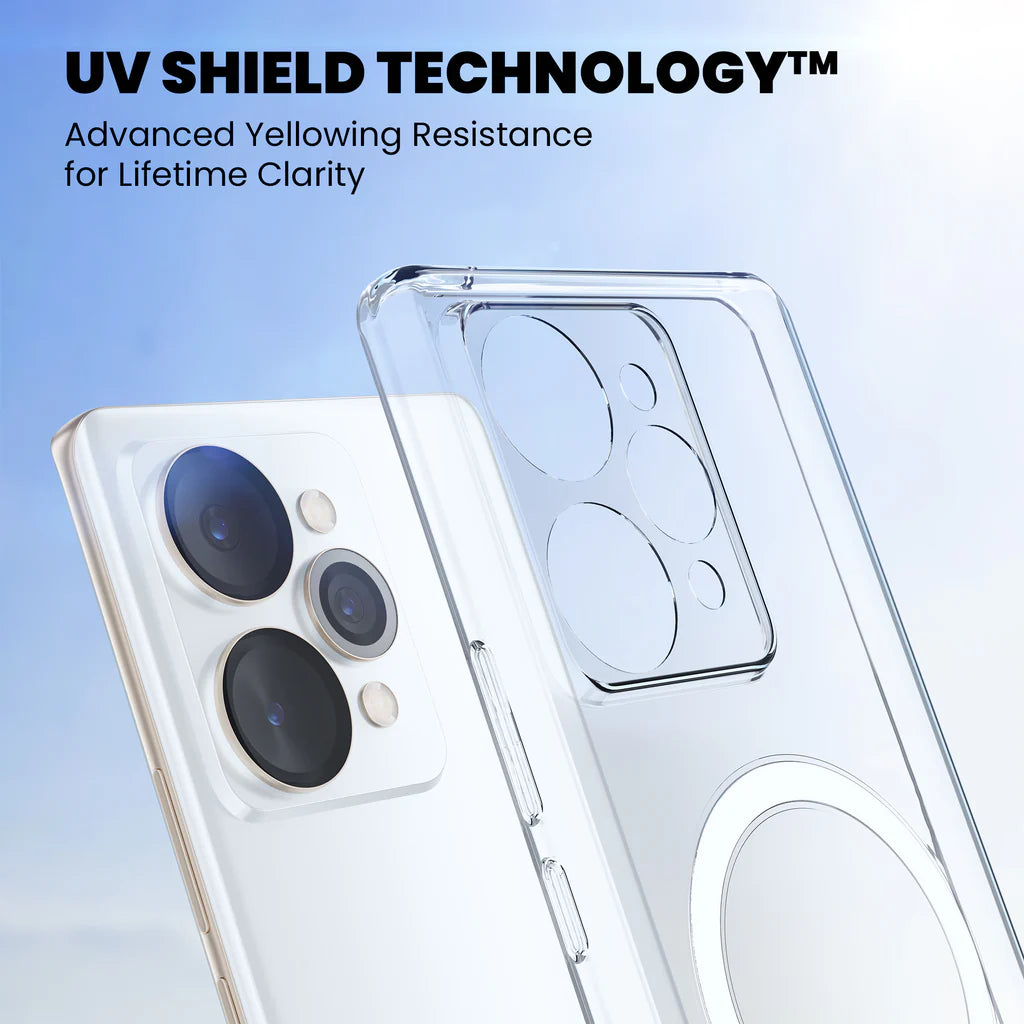 Anti-Yellow MagSafe Clear Case for Realme 15T 5G