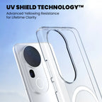 UV Shield Technology on Crystely clear case for Vivo V40e 5G – yellowing resistance