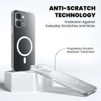 Anti-Yellow MagSafe Clear Case for Vivo T5x 5G