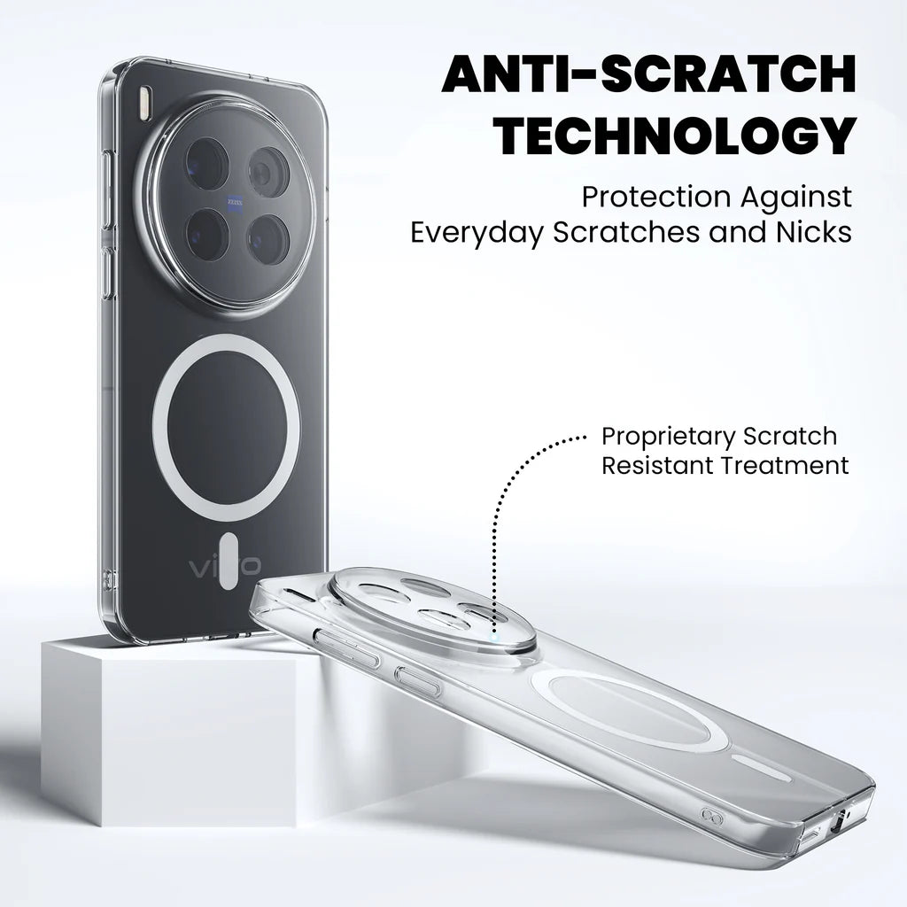 Anti-Yellow MagSafe Clear Case for Vivo X200