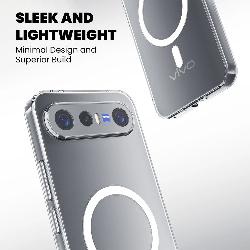 Anti-Yellow MagSafe Clear Case for Vivo X300 FE