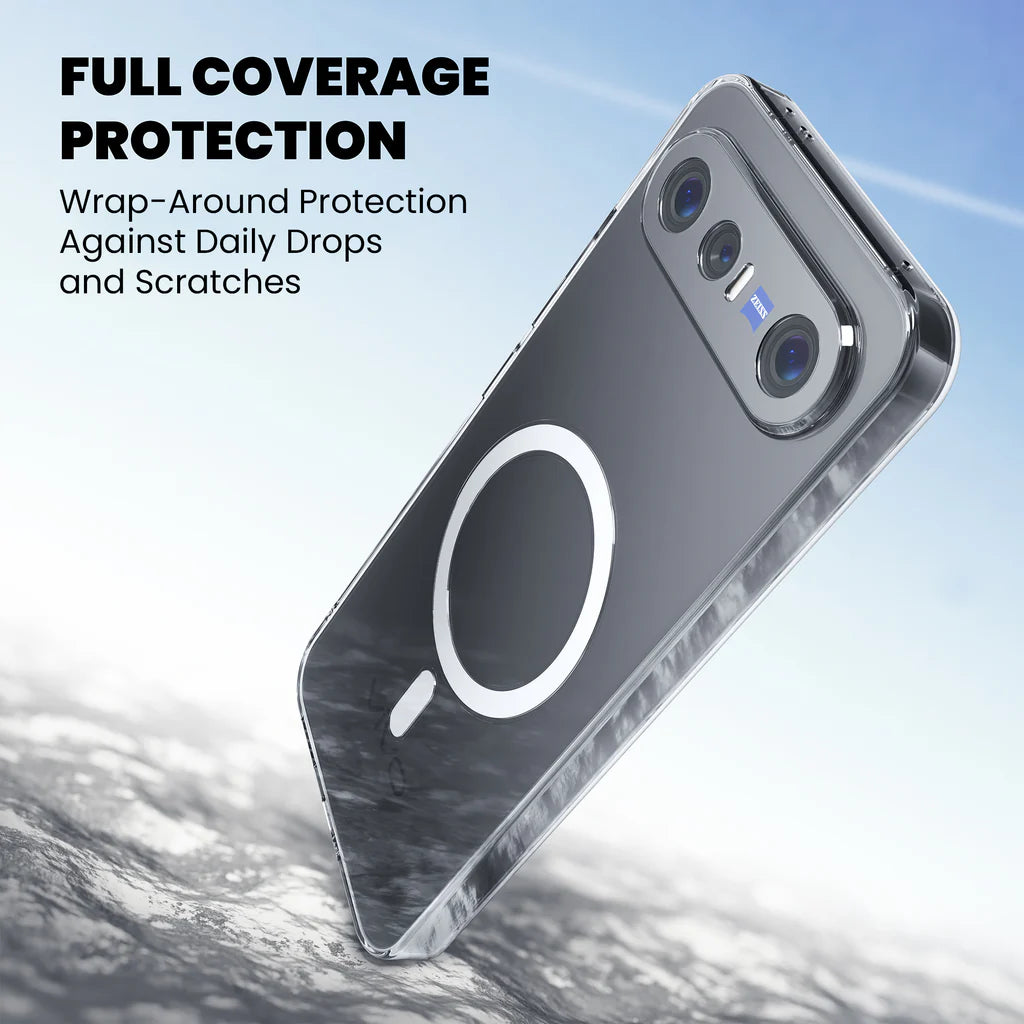 Anti-Yellow MagSafe Clear Case for Vivo X300 FE
