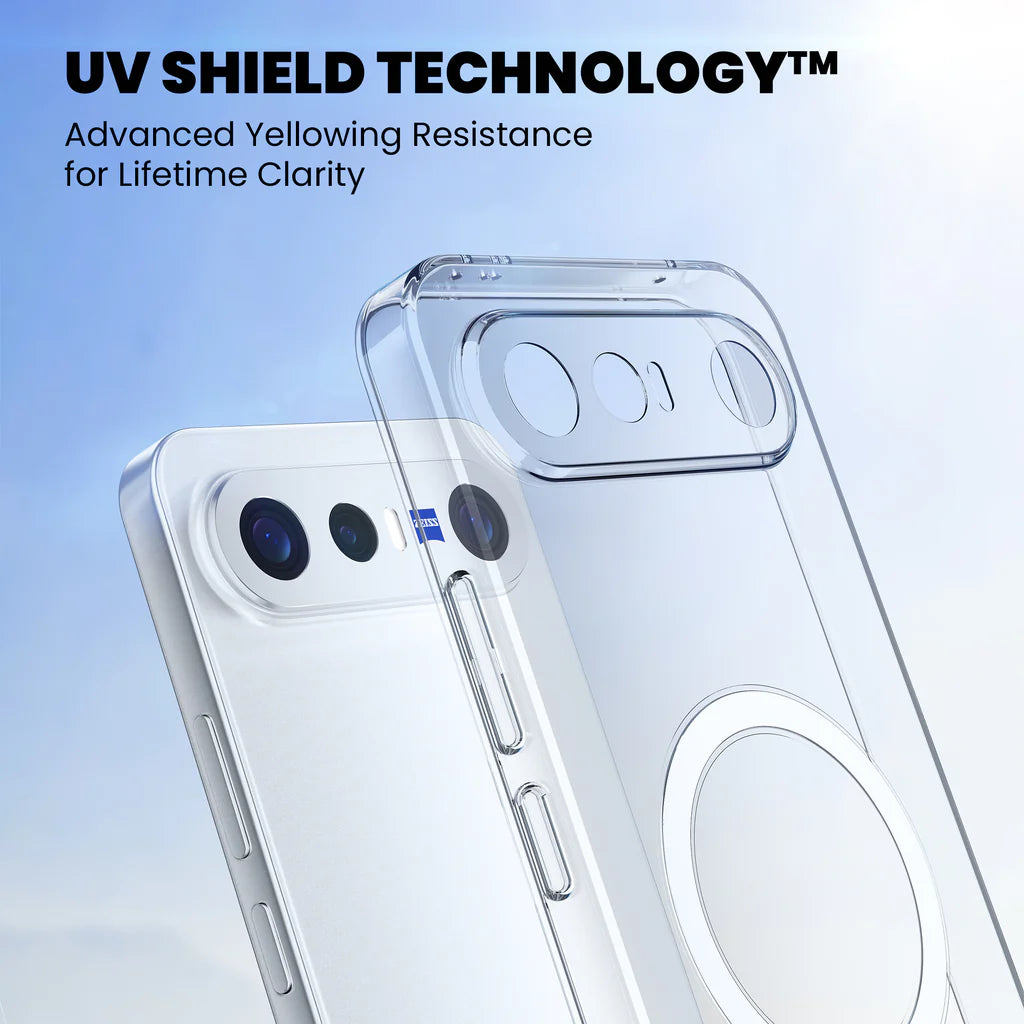 Anti-Yellow MagSafe Clear Case for Vivo X300 FE