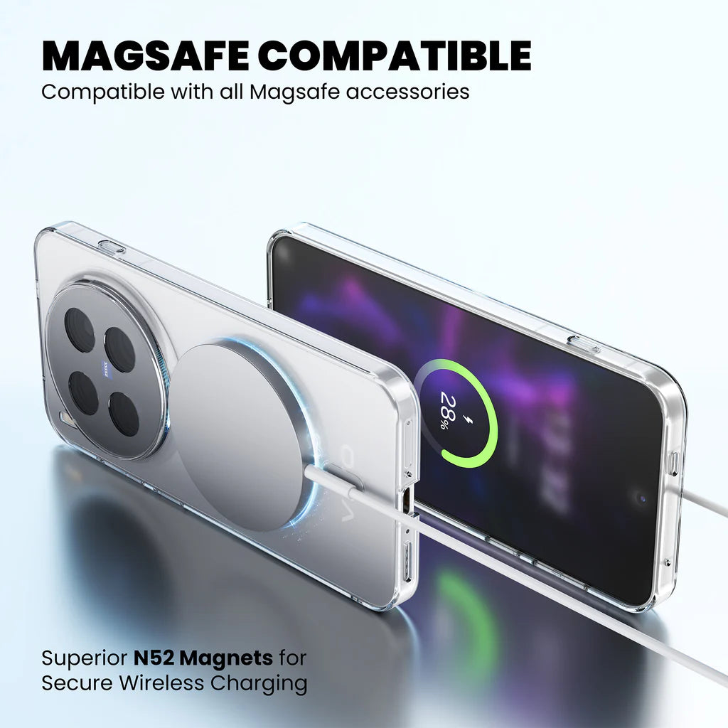 Anti-Yellow MagSafe Clear Case for Vivo X300 Pro