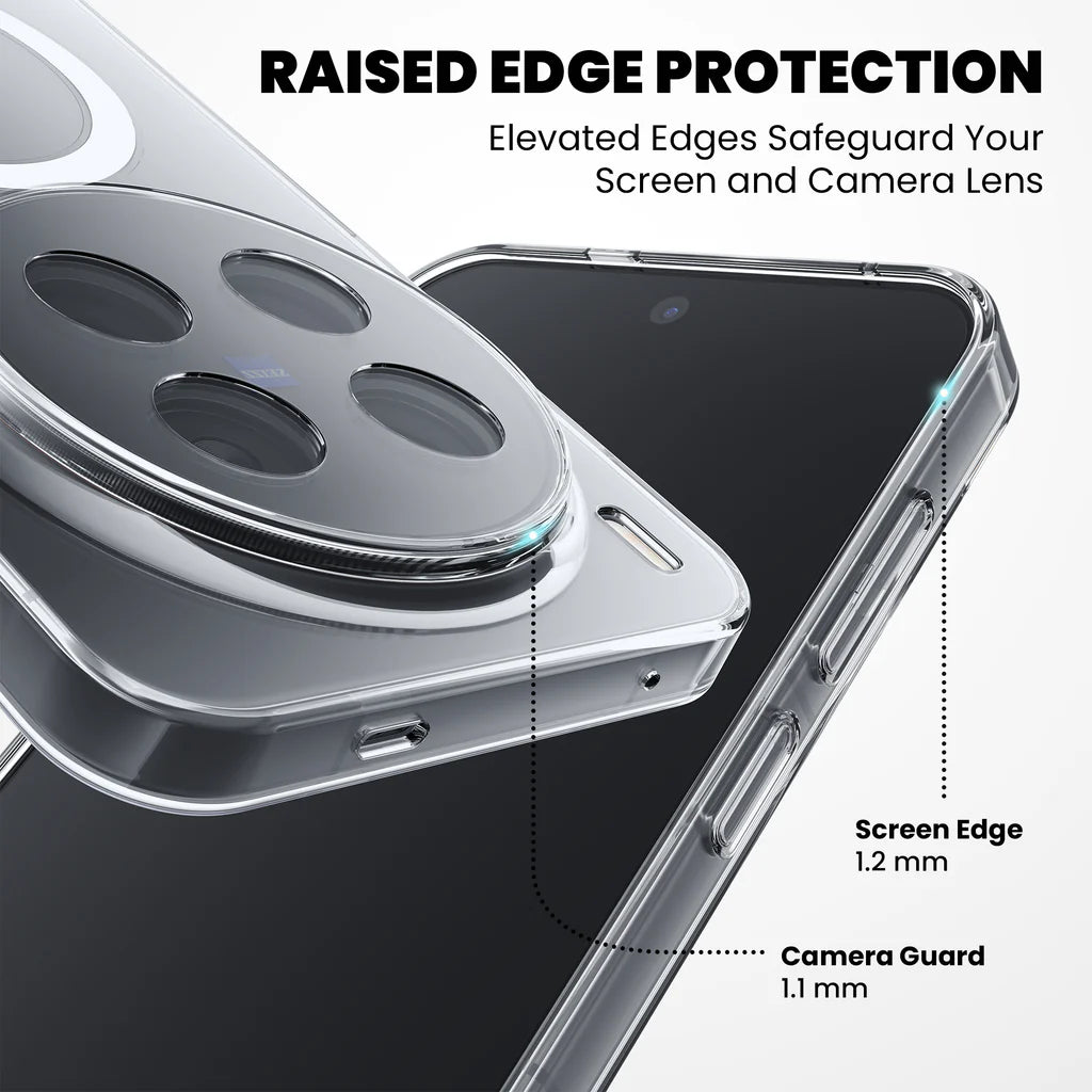Anti-Yellow MagSafe Clear Case for Vivo X300 Pro