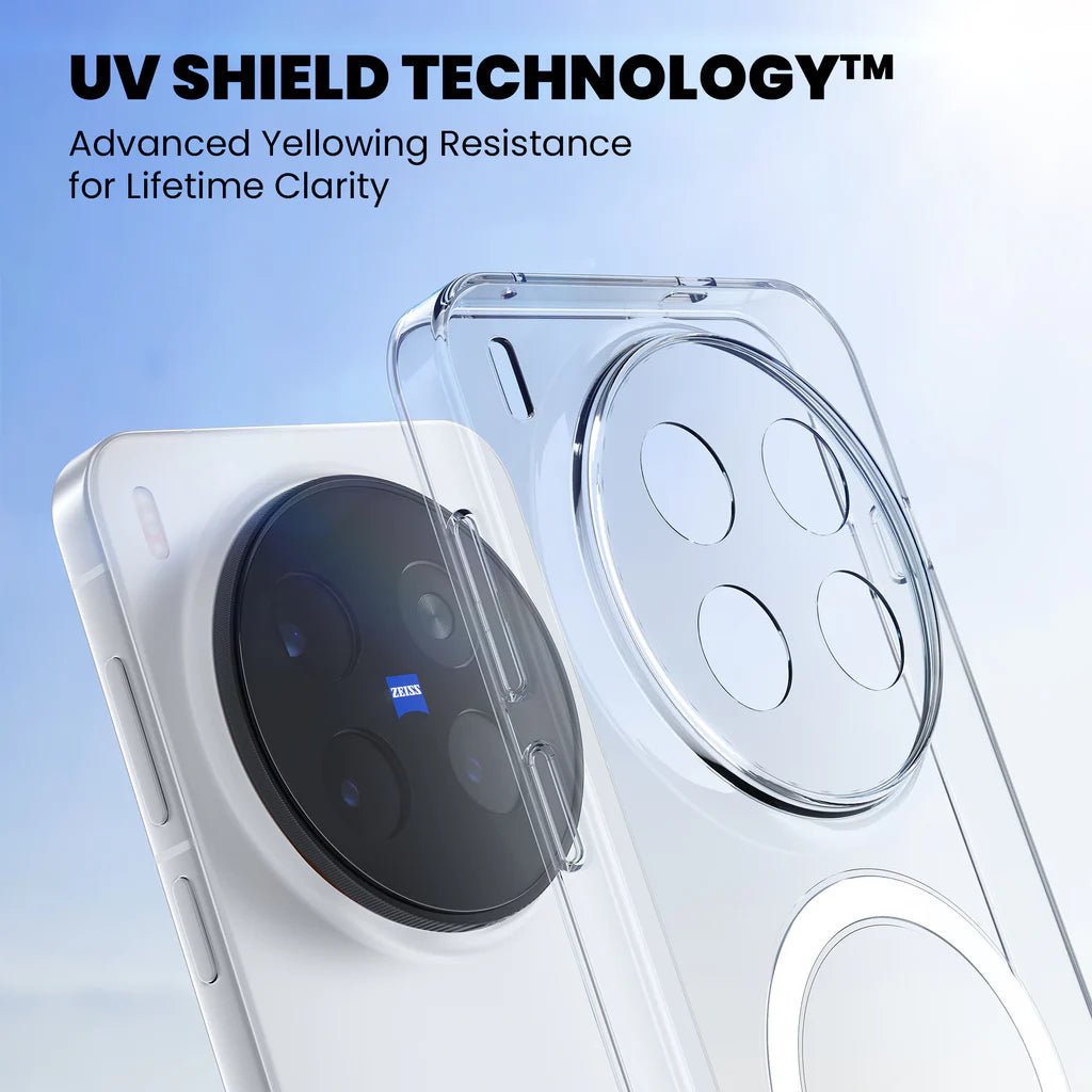 Anti-Yellow MagSafe Clear Case for Vivo X300 Pro